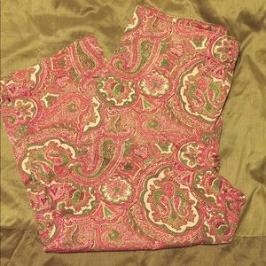 Talbots Pants - Talbots paisley ankle pants Talbots Pants - Talbots paisley ankle pants